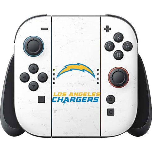 NFL Los Angeles Chargers Distressed Nintendo Switch 2 (2025) Joy-Con Controller Skin