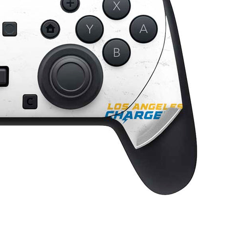 NFL Los Angeles Chargers Distressed Nintendo Switch 2 (2025) Pro Controller Skin