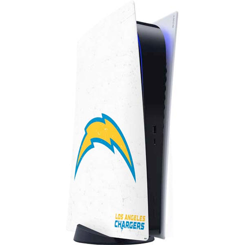 NFL Los Angeles Chargers Distressed PlayStation PS5 Skins