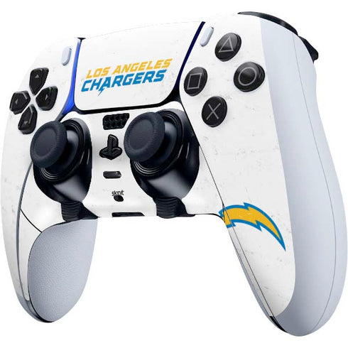 NFL Los Angeles Chargers Distressed PS5 DualSense Edge Pro Controller Skin
