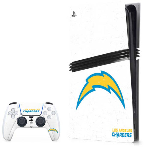 NFL Los Angeles Chargers Distressed PlayStation PS5 Skins
