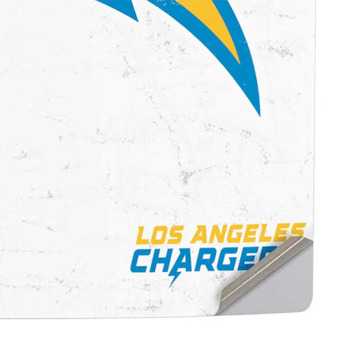NFL Los Angeles Chargers Distressed PS5 Pro Console Skin