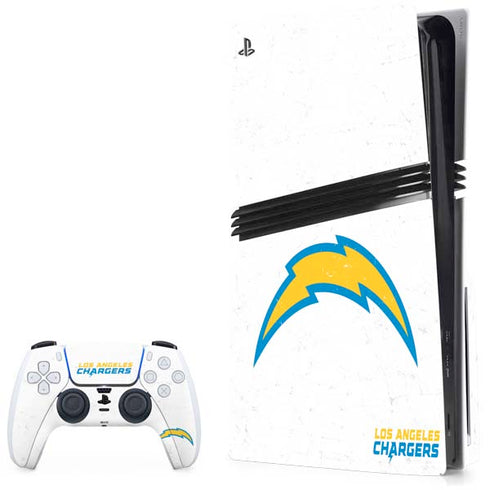 NFL Los Angeles Chargers Distressed PlayStation PS5 Skins