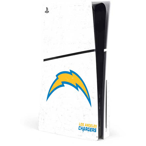 NFL Los Angeles Chargers Distressed PlayStation PS5 Skins