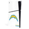 NFL Los Angeles Chargers Distressed PS5 Slim Digital Edition Console Skin