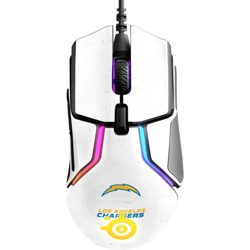 NFL Los Angeles Chargers Distressed SteelSeries Rival 600 Gaming Mouse Skin