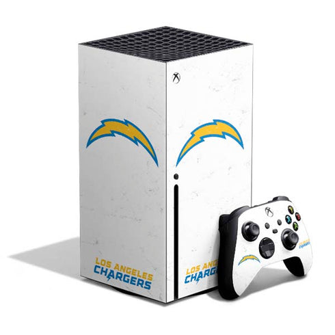 NFL Los Angeles Chargers Distressed Xbox Series X Skins