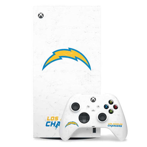 NFL Los Angeles Chargers Distressed Xbox Series X Skins