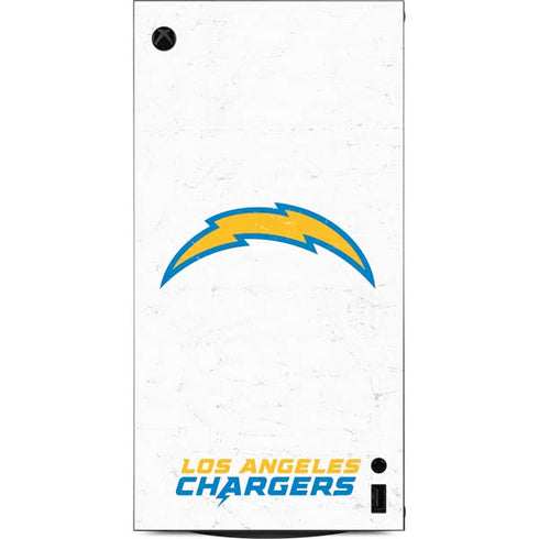 NFL Los Angeles Chargers Distressed XBox Series X Digital Edition Console Skin