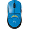 NFL Los Angeles Chargers Double Vision G Pro Wireless Gaming Mouse Skin