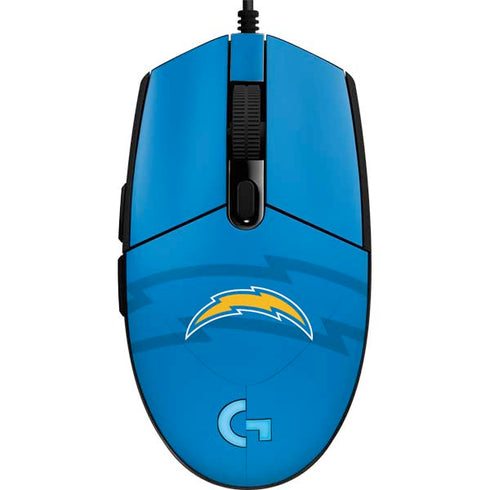 NFL Los Angeles Chargers Double Vision G203 Prodigy RGB Wired Gaming Mouse Skin