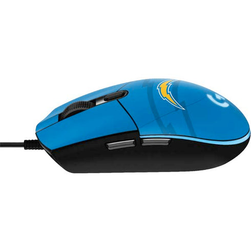 NFL Los Angeles Chargers Double Vision G203 Prodigy RGB Wired Gaming Mouse Skin