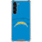NFL Los Angeles Chargers Double Vision Galaxy S24 FE Clear Case