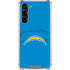 NFL Los Angeles Chargers Double Vision Galaxy S24 FE Clear Case