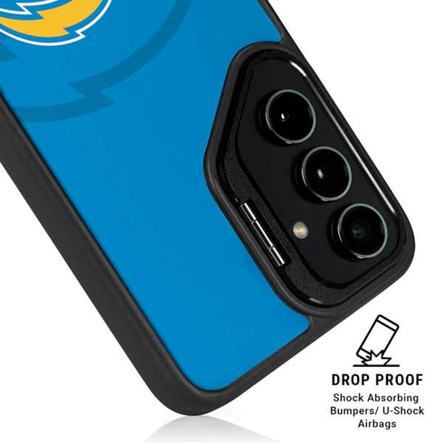 NFL Los Angeles Chargers Double Vision Galaxy S25 Kickstand Case