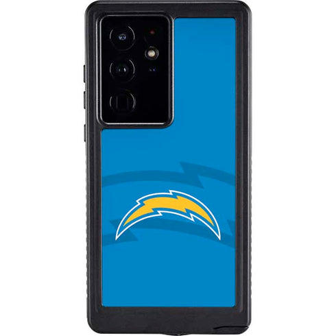 NFL Los Angeles Chargers Double Vision Galaxy S24 Ultra Waterproof Case