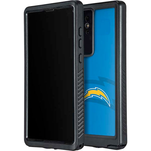 NFL Los Angeles Chargers Double Vision Galaxy S24 Ultra Waterproof Case