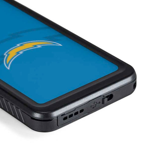 NFL Los Angeles Chargers Double Vision Galaxy S24 Waterproof Case