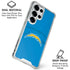 NFL Los Angeles Chargers Double Vision Galaxy S25 Ultra Clear Case