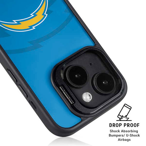 NFL Los Angeles Chargers Double Vision iPhone 14 Plus Kickstand Case