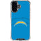NFL Los Angeles Chargers Double Vision iPhone 16 Clear Case