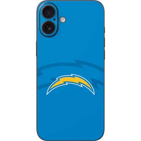 NFL Los Angeles Chargers Double Vision iPhone 16 Plus Skin