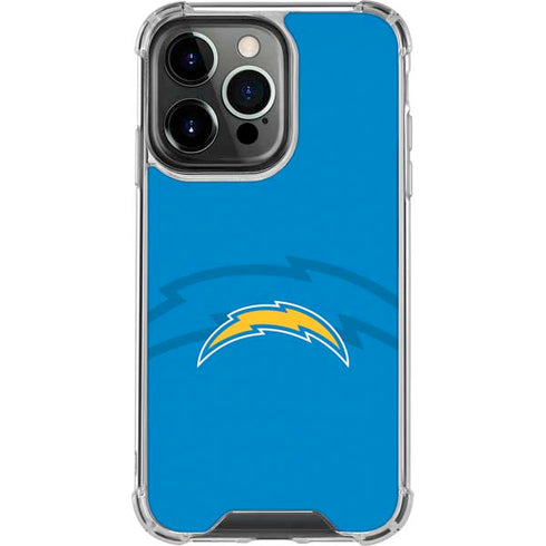NFL Los Angeles Chargers Double Vision iPhone 16 Pro Clear Case