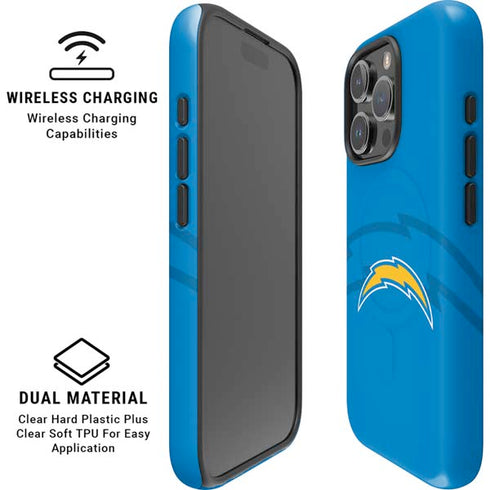 NFL Los Angeles Chargers Double Vision iPhone 16 Pro Magsafe Impact Case