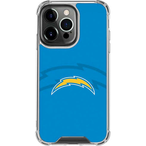 NFL Los Angeles Chargers Double Vision iPhone 16 Pro Max Clear Case