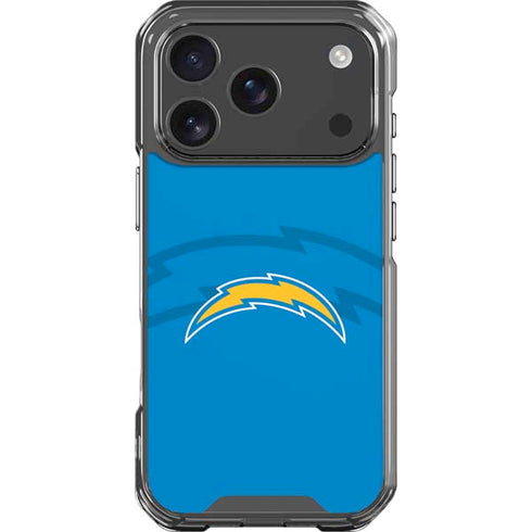 NFL Los Angeles Chargers Double Vision iPhone 18 Pro Clear Case