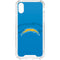NFL Los Angeles Chargers Double Vision iPhone XS Clear Case