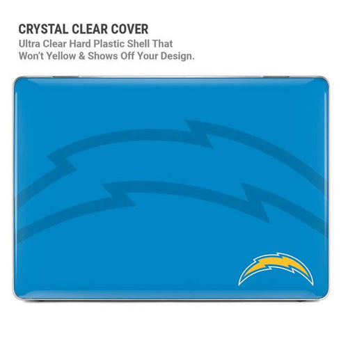 NFL Los Angeles Chargers Double Vision MacBook Pro 14in (2021-24) Case plus Skin