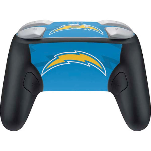 NFL Los Angeles Chargers Double Vision Nintendo Switch 2 (2025) Pro Controller Skin