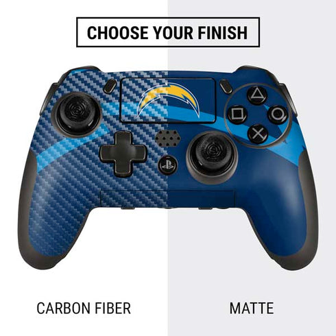 NFL Los Angeles Chargers Double Vision PlayStation Scuf Vantage 2 Controller Skin
