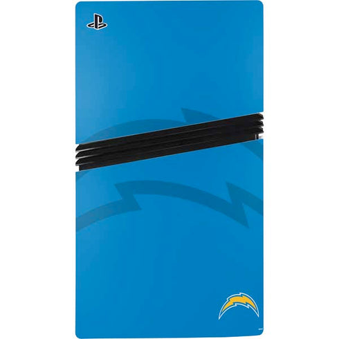 NFL Los Angeles Chargers Double Vision PS5 Pro Console Skin