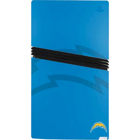 NFL Los Angeles Chargers Double Vision PS5 Pro Console Skin