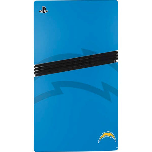 NFL Los Angeles Chargers Double Vision PS5 Pro Disk Console Skin