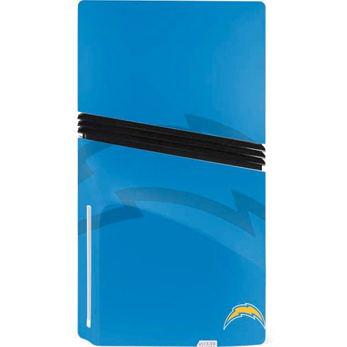 NFL Los Angeles Chargers Double Vision PS5 Pro Disk Console Skin