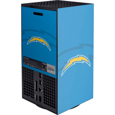 NFL Los Angeles Chargers Double Vision XBox Series X Digital Edition Console Skin