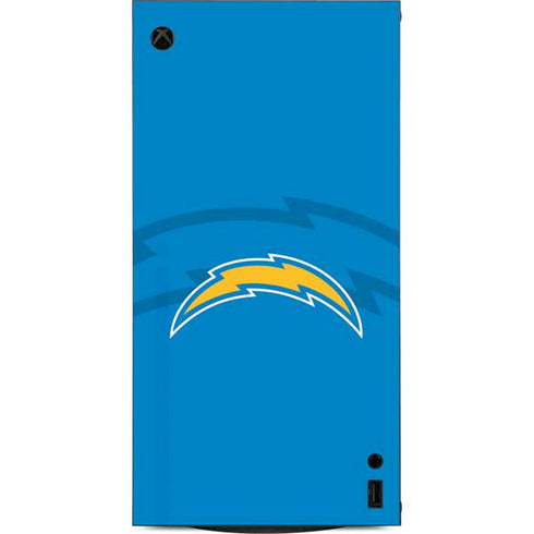 NFL Los Angeles Chargers Double Vision XBox Series X Digital Edition Console Skin