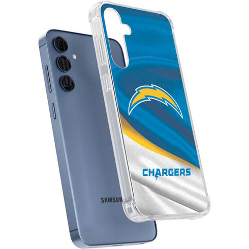 NFL Los Angeles Chargers Galaxy A55 5G Clear Case