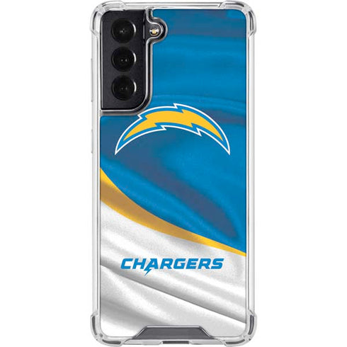 NFL Los Angeles Chargers Galaxy S22 Clear Case