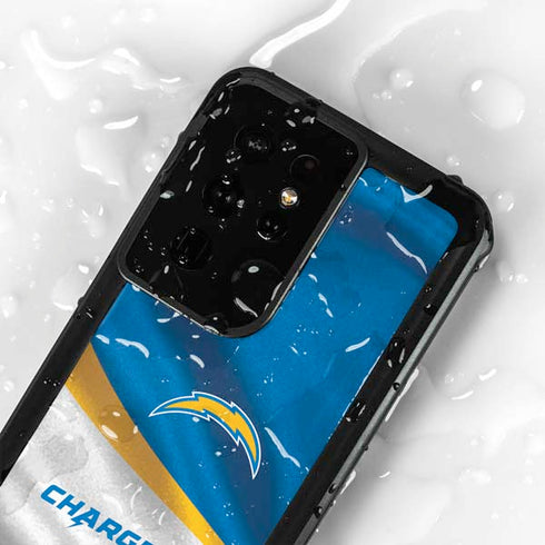 NFL Los Angeles Chargers Galaxy S24 Ultra Waterproof Case