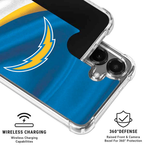 NFL Los Angeles Chargers Galaxy S26 Clear Case