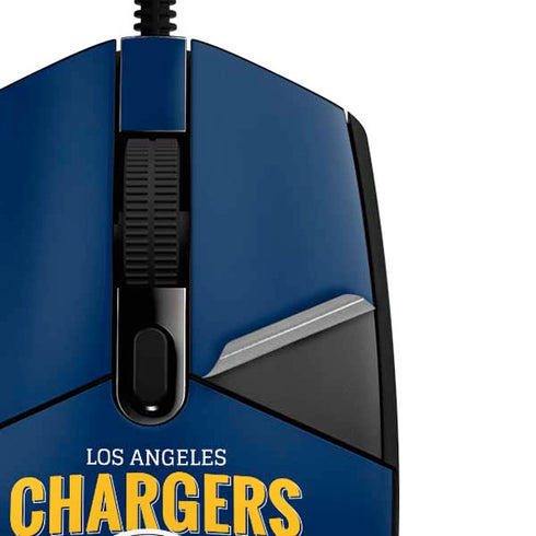 NFL Los Angeles Chargers Helmet G203 Prodigy RGB Wired Gaming Mouse Skin