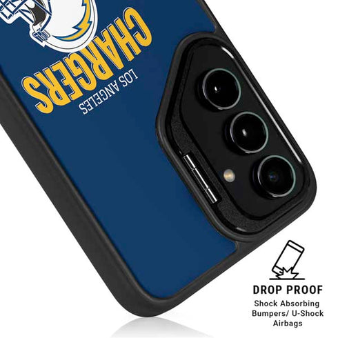 NFL Los Angeles Chargers Helmet Galaxy S24 FE Kickstand Case