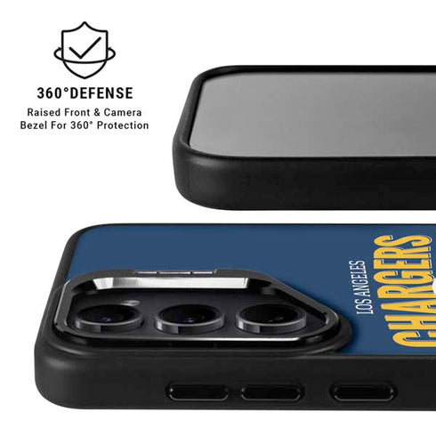 NFL Los Angeles Chargers Helmet Galaxy S25 Kickstand Case