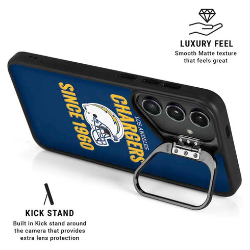 NFL Los Angeles Chargers Helmet Galaxy S25 Plus Kickstand Case