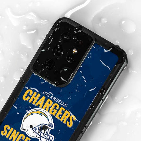 NFL Los Angeles Chargers Helmet Galaxy S24 Ultra Waterproof Case