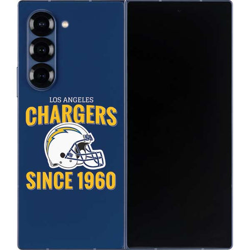 NFL Los Angeles Chargers Helmet Galaxy Z Fold6 Skin